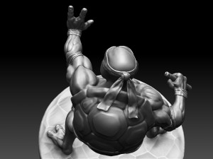 Mikelangelo ninja turtle 3D Model