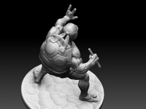Mikelangelo ninja turtle 3D Model