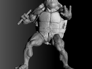 Mikelangelo ninja turtle 3D Model