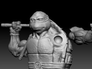 Mikelangelo ninja turtle 3D Model