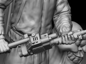 Egon Spengler and Slimer from the movie Ghostbusters for 3D print STL Modelo de impresión 3D