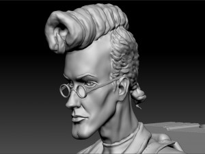 Egon Spengler and Slimer from the movie Ghostbusters for 3D print STL Modelo de impresión 3D