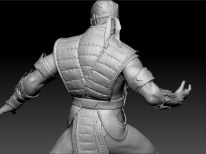 Sub-Zero in Mortal Kombat for 3D printing STL 3D 模型