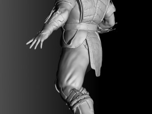 Sub-Zero in Mortal Kombat for 3D printing STL 3D 模型