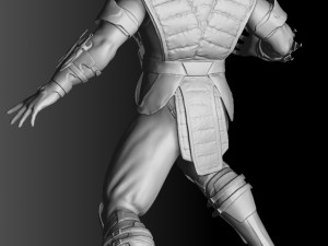 Sub-Zero in Mortal Kombat for 3D printing STL 3D 模型