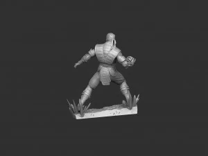 Sub-Zero in Mortal Kombat for 3D printing STL 3D Model