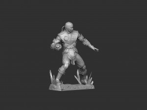 Sub-Zero in Mortal Kombat for 3D printing STL 3D 模型