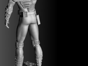 Judge Dredd for 3D printing STL Modello di stampa 3D