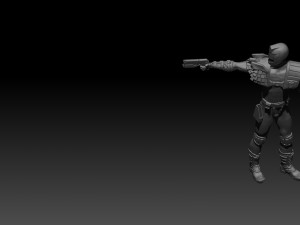 Judge Dredd for 3D printing STL Modello di stampa 3D
