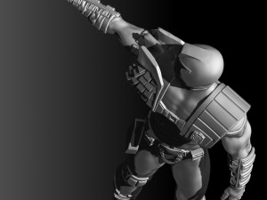 Judge Dredd for 3D printing STL Modello di stampa 3D