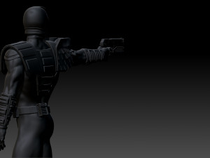 Judge Dredd for 3D printing STL Modello di stampa 3D