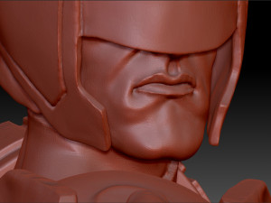 Judge Dredd for 3D printing STL Modello di stampa 3D