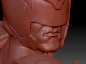 Judge Dredd for 3D printing STL Modello di stampa 3D