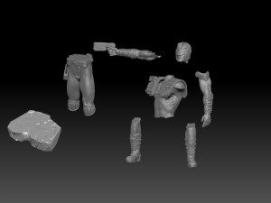 Judge Dredd for 3D printing STL Modello di stampa 3D