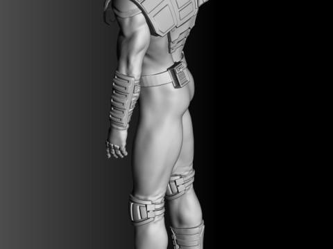 Judge Dredd for 3D printing STL Modello di stampa 3D