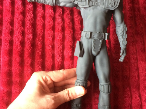 Judge Dredd for 3D printing STL Modello di stampa 3D
