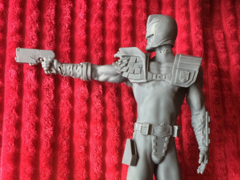 Judge Dredd for 3D printing STL Modello di stampa 3D