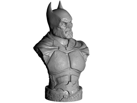 Batman bust for 3D printing STL 3Dプリントモデル