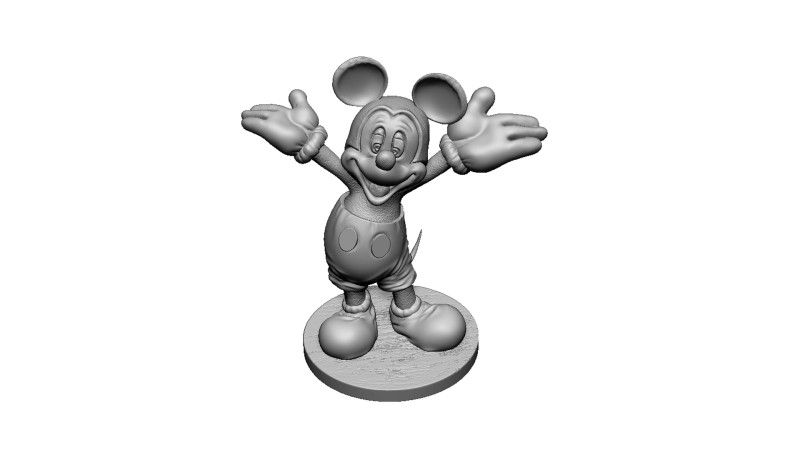 Mickey Mouse Model 3D .c4d .max .obj .3ds .fbx .stl .blend 