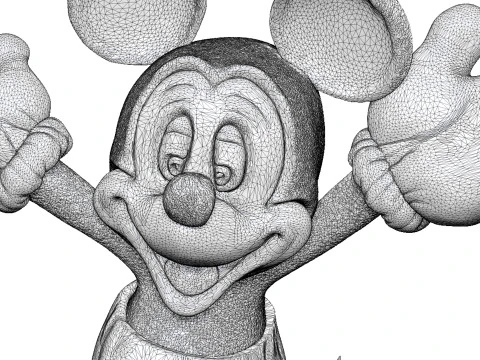Myszka Miki Model 3D