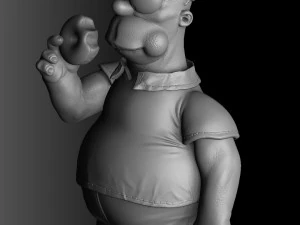 gomer simpson 3D Model