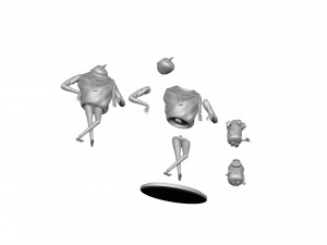 Despicable me for 3D print assemble STL 3D Model