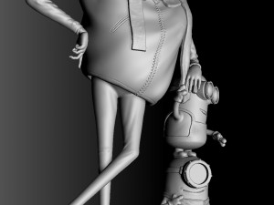 Despicable me for 3D print assemble STL 3D Model
