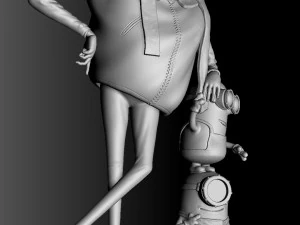 Despicable me for 3D print assemble STL 3D Model