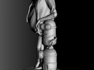 Despicable me for 3D print assemble STL 3D Model