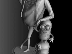 Despicable me for 3D print assemble STL 3D Model