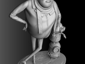 Despicable me for 3D print assemble STL 3Dモデル