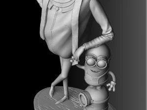 Despicable me for 3D print assemble STL 3D Model