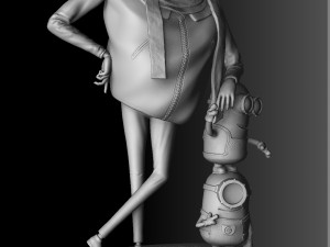 Despicable me for 3D print assemble STL 3D Model