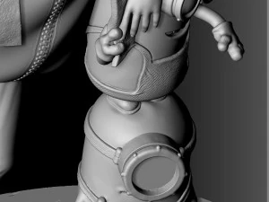 Despicable me for 3D print assemble STL 3D Model