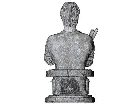 Bruce Lee Bust for 3D printing STL 3D Print Model