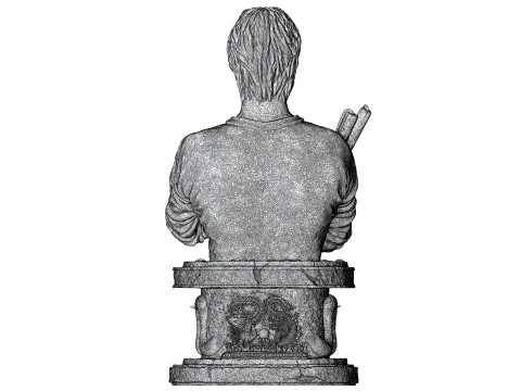 Bruce Lee Bust for 3D printing STL 3D Print Model