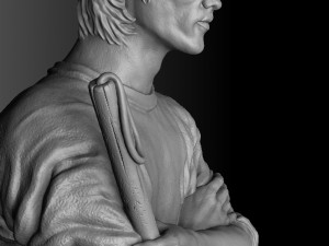 Bruce Lee Bust for 3D printing STL 3D Print Model