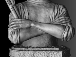 Bruce Lee Bust for 3D printing STL 3D Print Model