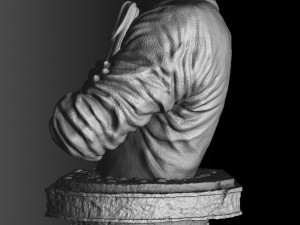 Bruce Lee Bust for 3D printing STL 3D Print Model