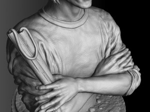 Bruce Lee Bust for 3D printing STL 3D Print Model