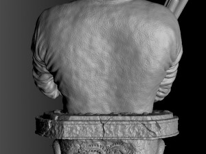 Bruce Lee Bust for 3D printing STL 3D Print Model