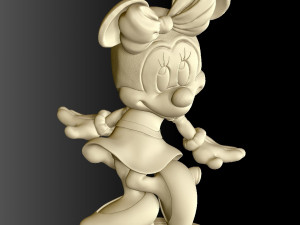 Minnie mouse for 3d print STL 3D Model