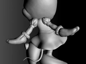 Minnie mouse for 3d print STL 3D Model