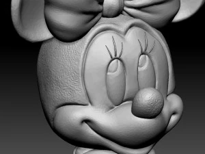 Minnie mouse for 3d print STL 3D Model