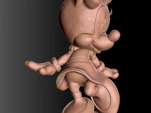 Minnie mouse for 3d print STL 3D Model