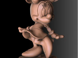 Minnie mouse for 3d print STL 3D Model