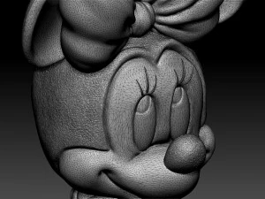 Minnie mouse for 3d print STL 3D Model