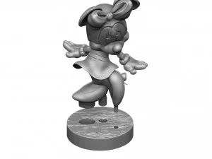Minnie mouse for 3d print STL 3D Model