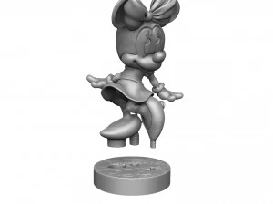 Minnie mouse for 3d print STL 3D Model