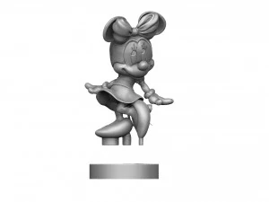 Minnie mouse for 3d print STL 3D Model